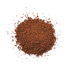 Pile of instant coffee grains