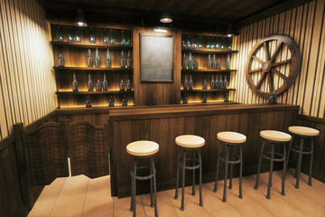 Pub interior side