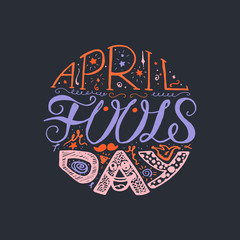 April Fools Day  Lettering