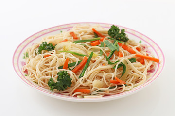 沖縄料理　そうめんチャンプルー　