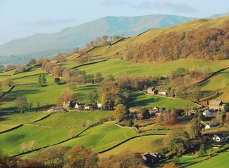 The Troutbeck  Valley in the English lake District.