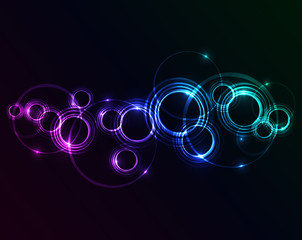 Vector abstract circles