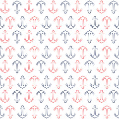 Anchors seamless pattern