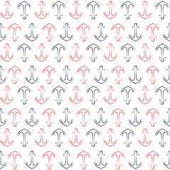 Anchors seamless pattern