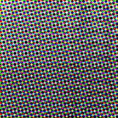 Fondo Trama de Circulos de Colores - Fondo de pantalla o patron con tramas o mallas superpuestas de circulos de colores 