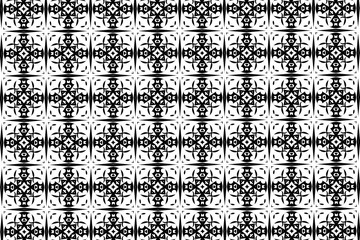 Simple patterns in black and white color. 18
