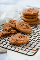 Cookies auf einen Gitter