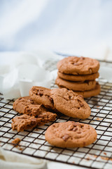 Cookies auf einen Gitter