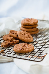 Cookies auf einen Gitter