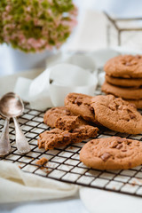 Cookies auf einen Gitter