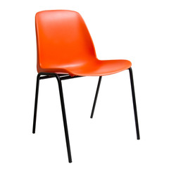Standard plastic and metal chair