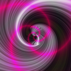 Abstract background of pink, black, white and red rays creating an illusion of movement