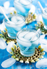 Blue Curacao cocktail