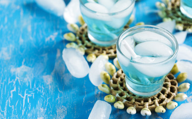 Blue Curacao cocktail