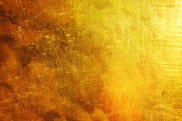 golden brush strokes background with scratch