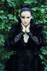 Dark Queen in park