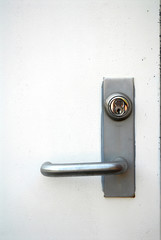 close up on door knob