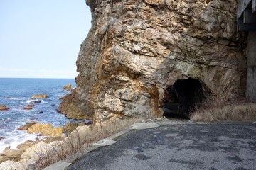 石川県輪島市の曽々木海岸