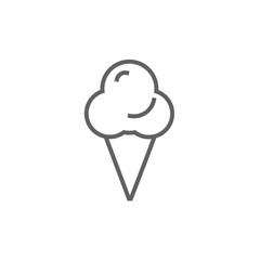 Ice cream line icon.
