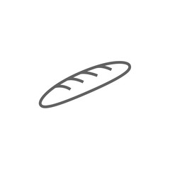 Baguette line icon.