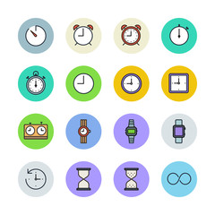 Time icons
