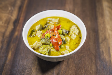 Fish Ball Green Curry; Thai Cuisine