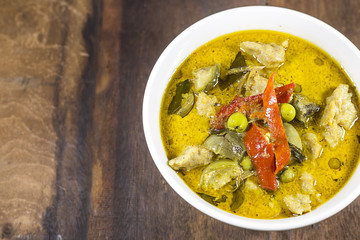 Fish Ball Green Curry; Thai cuisine