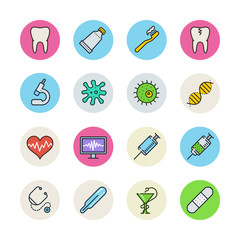 Medicine icons