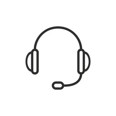 Headphone - vector icon.