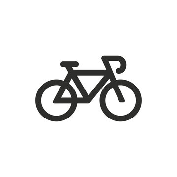 Bicycle - vector icon.