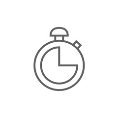 Stopwatch line icon.