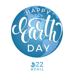 Obraz premium Earth Day day concept with planet Earth.