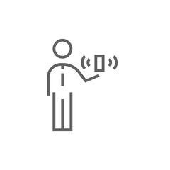 Mobility line icon.