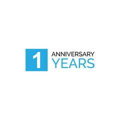 Fototapeta premium simple square anniversary