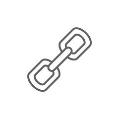 Chain links line icon.
