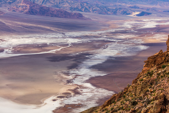 An abundance of natural beauty. Dramatic panoramic view. Dante's View, Death Valley National Park