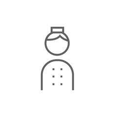 Bellboy line icon.