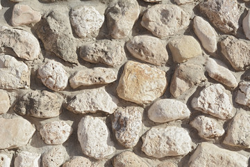 Background of stone wall texture - 105817932