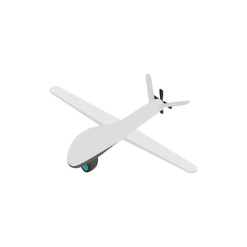Glider icon, isometric 3d style