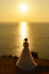 the bride with Silhouette