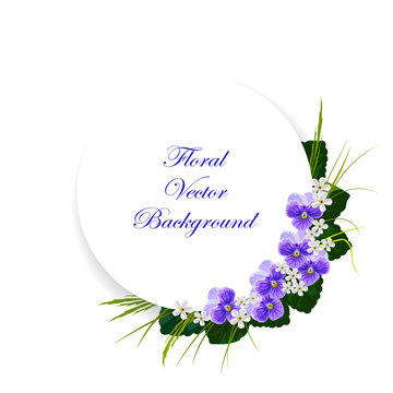 Floral vector background.