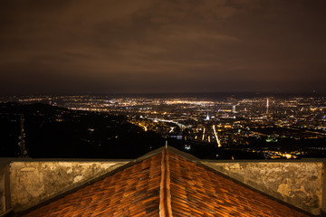 Panorama notturno Torino