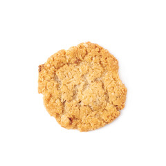 Oatmeal cookie isolated