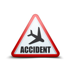 Air Accident hazard sign