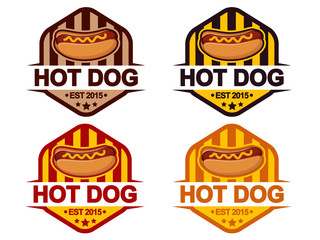 Hot dog badge