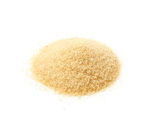 Pile of stevia cane sugar