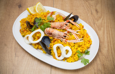 Paella en ración