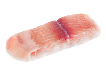 Closeup catfish slice