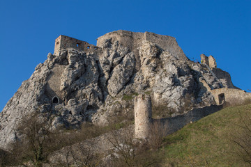 Hill with a Devin Castle, Bratislava, Slovakia