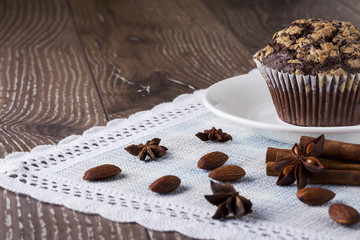 the chocolate muffin